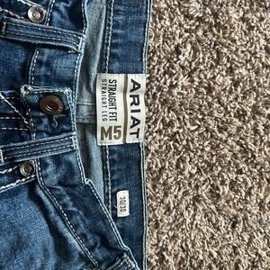 Ariat Blue Straight Jeans Classic Denim